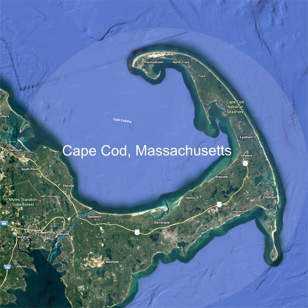 This is where exactly Cape Cod. cape-cod-massachusetts-map