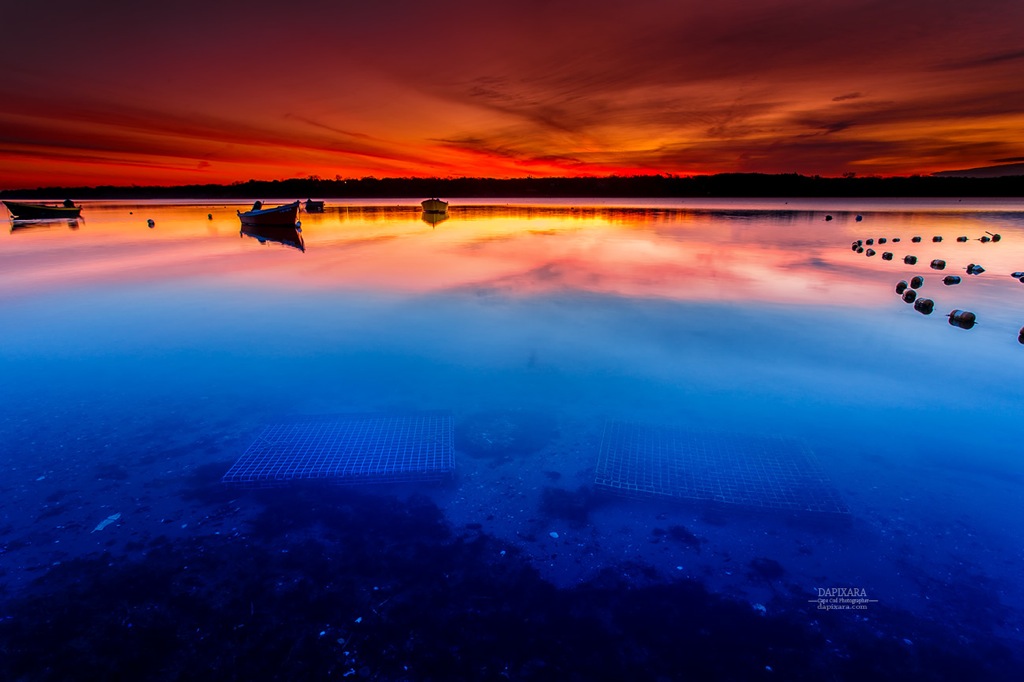 Great sunrise + sky reflections this morning in Eastham, Massachusetts. Photo by Dapixara https://dapixara.com