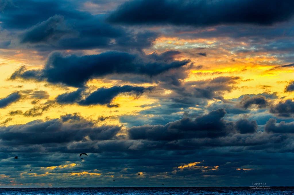 Cape Cod National Seashire: Dramatic clouds over Atlantic Ocean. Dapixara photography https://dapixara.com