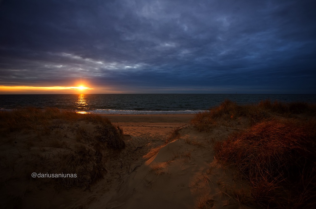 I know that you probably don't enjoy it very often anymore, am I right? There are always so many other things in our way.  © Darius Aniunas Today's fascinating sunset at Cape Cod National Seashore, Wellfleet, Massachusetts.