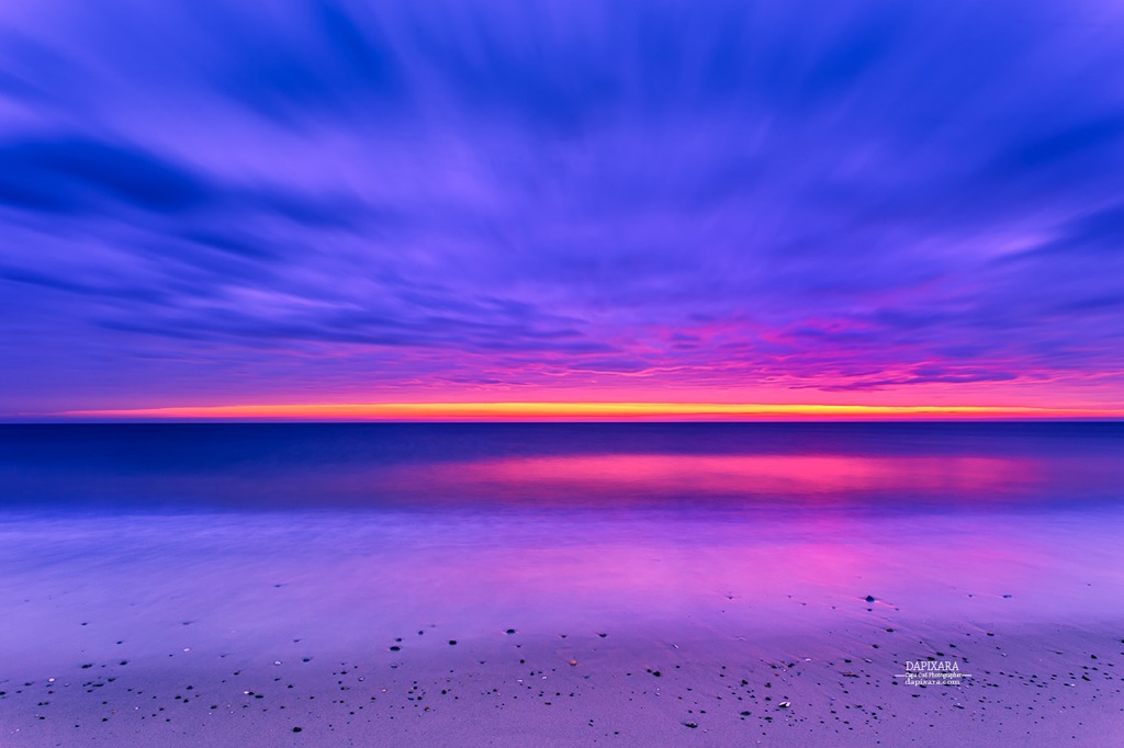 Dash of light at sunrise on Marconi beach. Wellfleet photographer dapixara https://dapixara.com