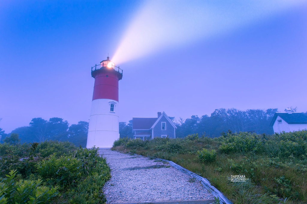 Nauset Light, Nauset Lighthouse , Cape Cod. Cape Cod Lighthouses © Dapixara.