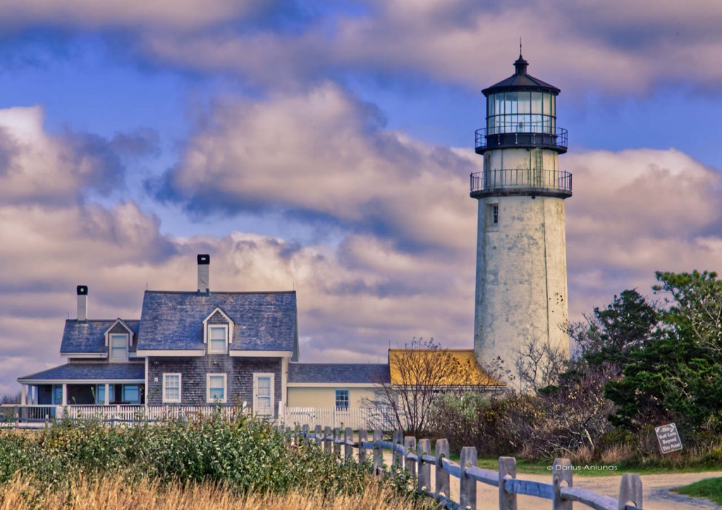 Oldest Cape Cod Lighthouse, Highland Light, Truro Cape Cod. Dapixara Cape Cod photography.