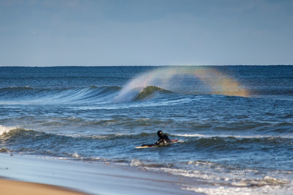 Rainbow-Waves-and-Susfer-On-Coast-Guard-Beach
