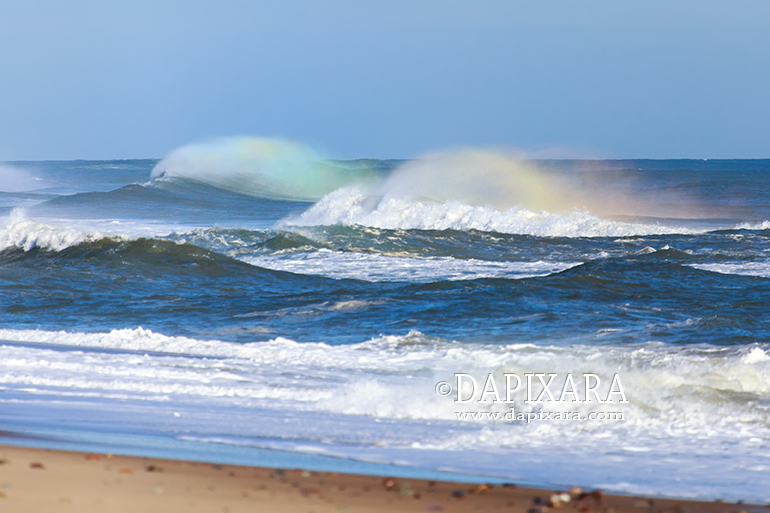 New Cape Cod phenomena! The Rainbow waves of Cape Cod National Seashore, Marconi beach, Wellfleet, MA. Photographer Dapixara. 2.