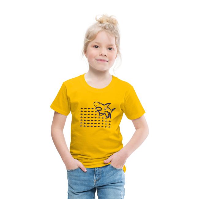 Kids Shark T-Shirt - Great White Shark Graphic Tee. This Great White shark T-Shirt features shark eating fish. This cool graphic tee perfect gift for animal & shark lovers.