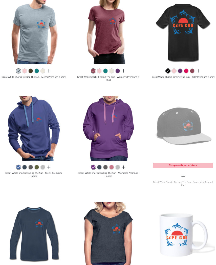 Shop Cape Cod apparel online. Best online t shirt shop on Cape Cod - Cape Cod apparel online.