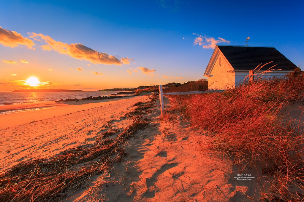 Tonight's Sunset at Mayo Beach in Wellfleet Cape Cod. Cape Cod photos by photographer Dapixara https://dapixara.com