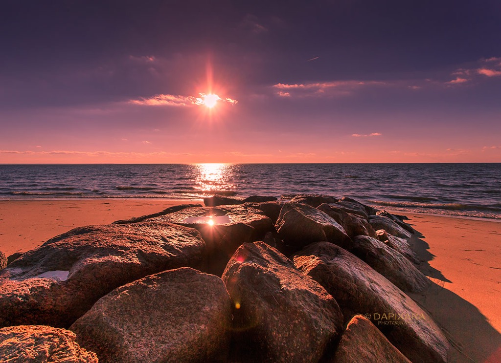 Missed Today's Sunset? Gorgeous sunset at Sunken Meadow beach, Eastham, Massachusetts.  Sunset at Sunken Meadow beach, Eastham, Massachusetts. © Dapixara Cape Cod photography.