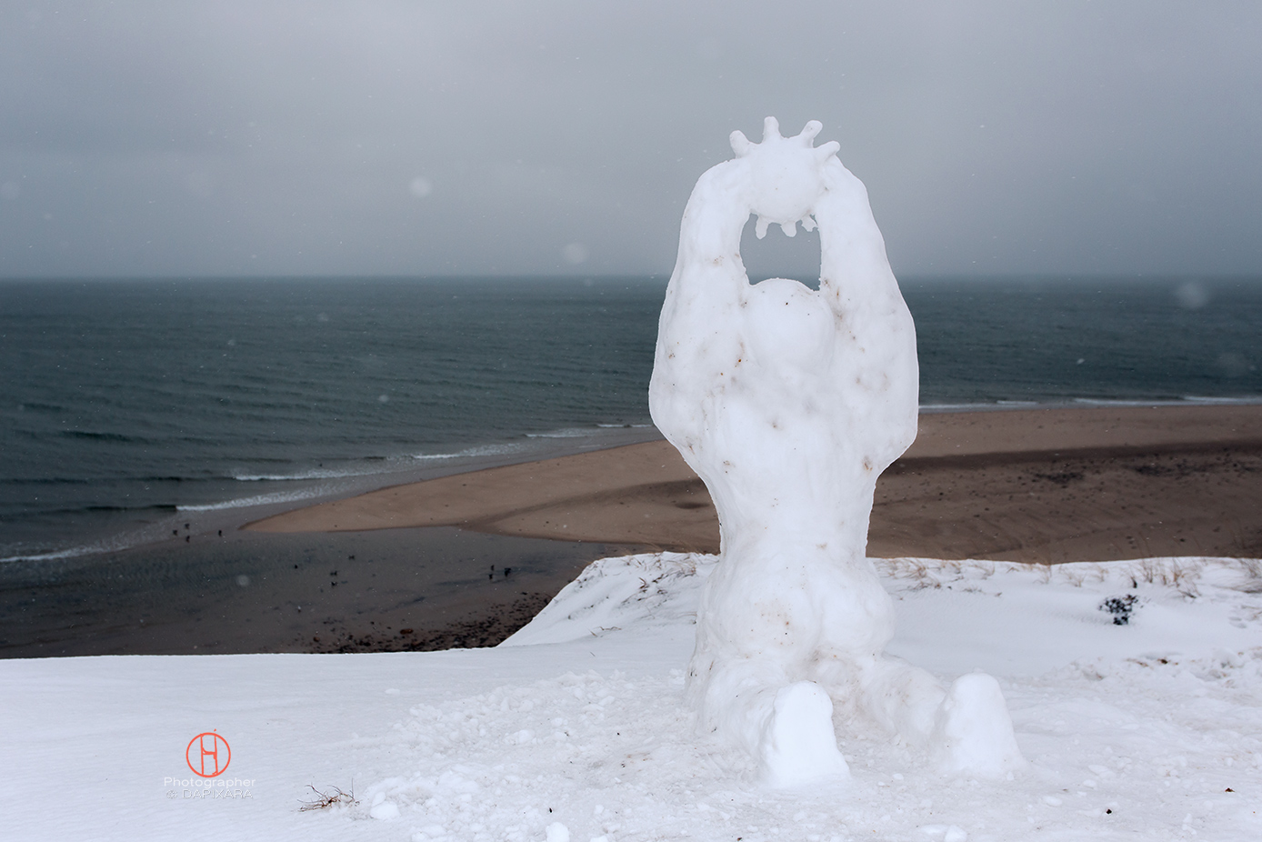 Wellfleet-Snow-Sculptures