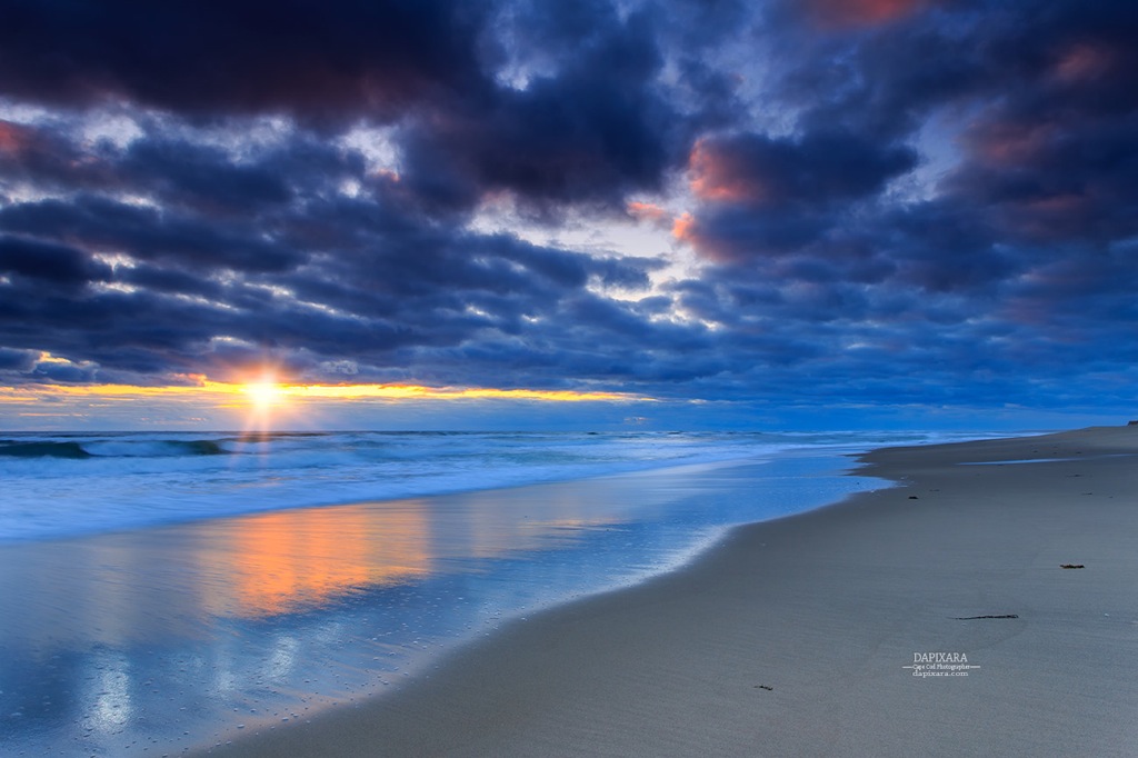 Whopping Ocean sunrise Today at Coast Guard beach - Cape Cod National Seashore. Dapixara Cape Cod photos at https://dapixara.com