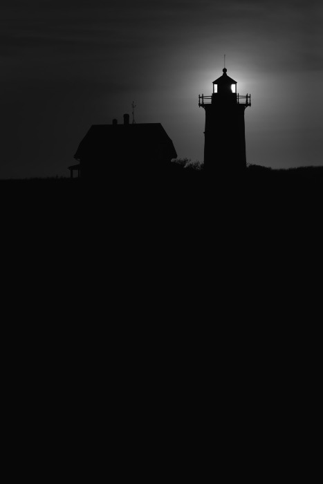 Provincetown, Cape Cod. Race Point Lighthouse Black and White Photograph. Black and white photography print for sale. © Darius Aniunas - DAPIXARA.