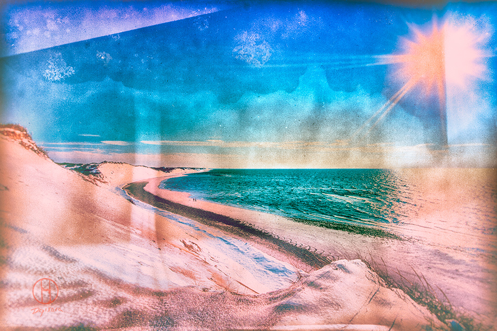 Abstract artwork photo collage by Dapixara