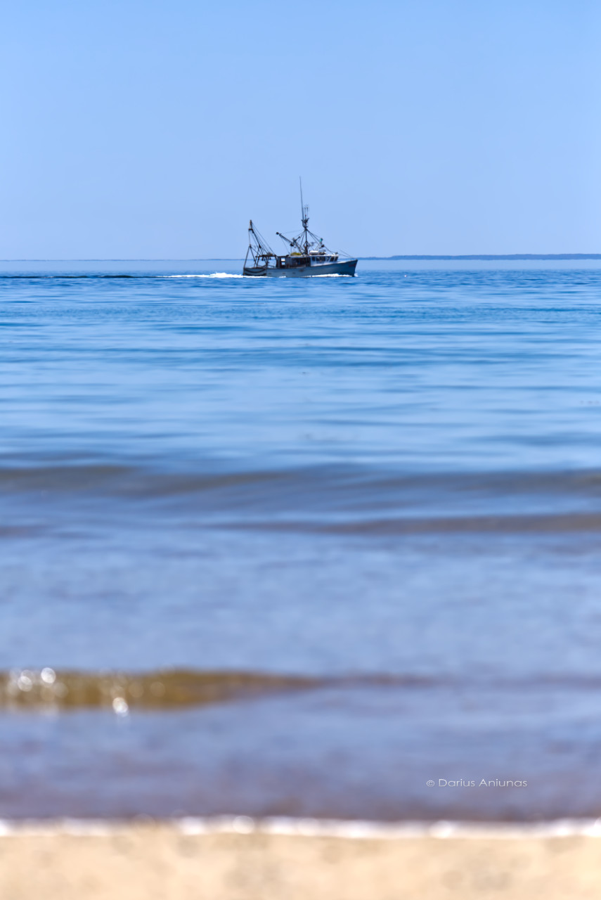 Fishing boat, Herring Cove beach, Provincetown.