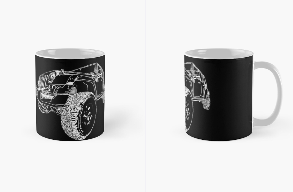 cape cod jeep gifts mug