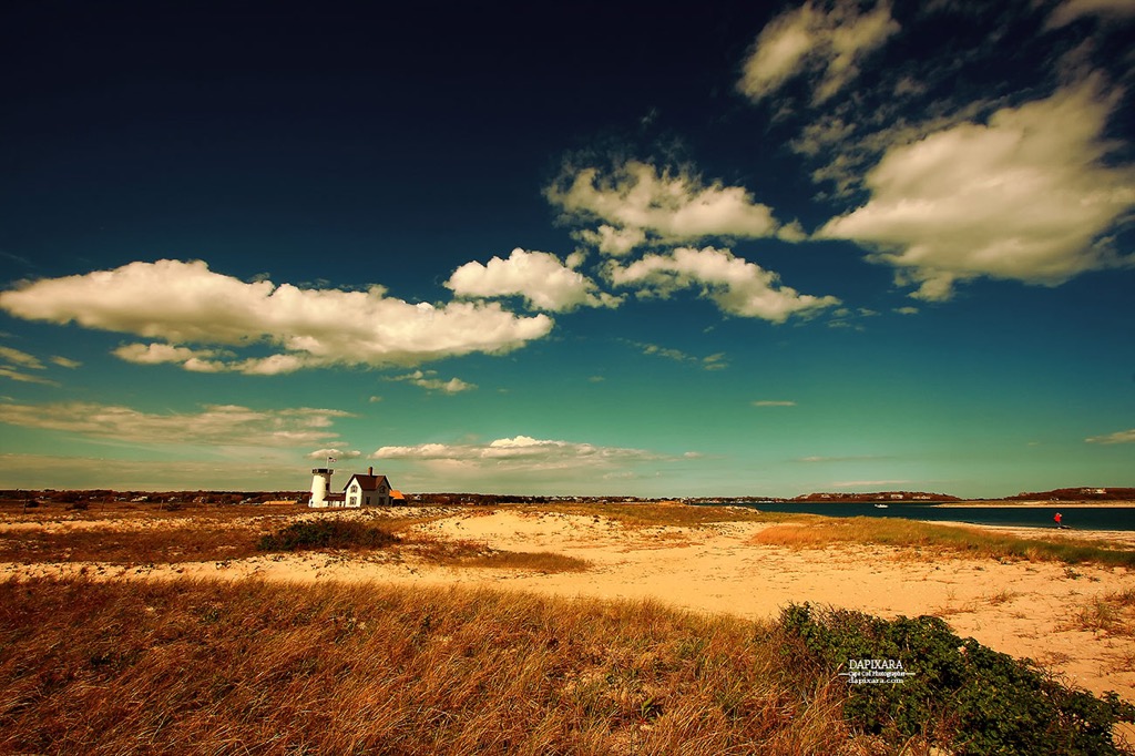 Cape Cod National Seashore, Monomoy in Chatham. Stage Harbor Light, Chatham. © Dapixara https://dapixara.com