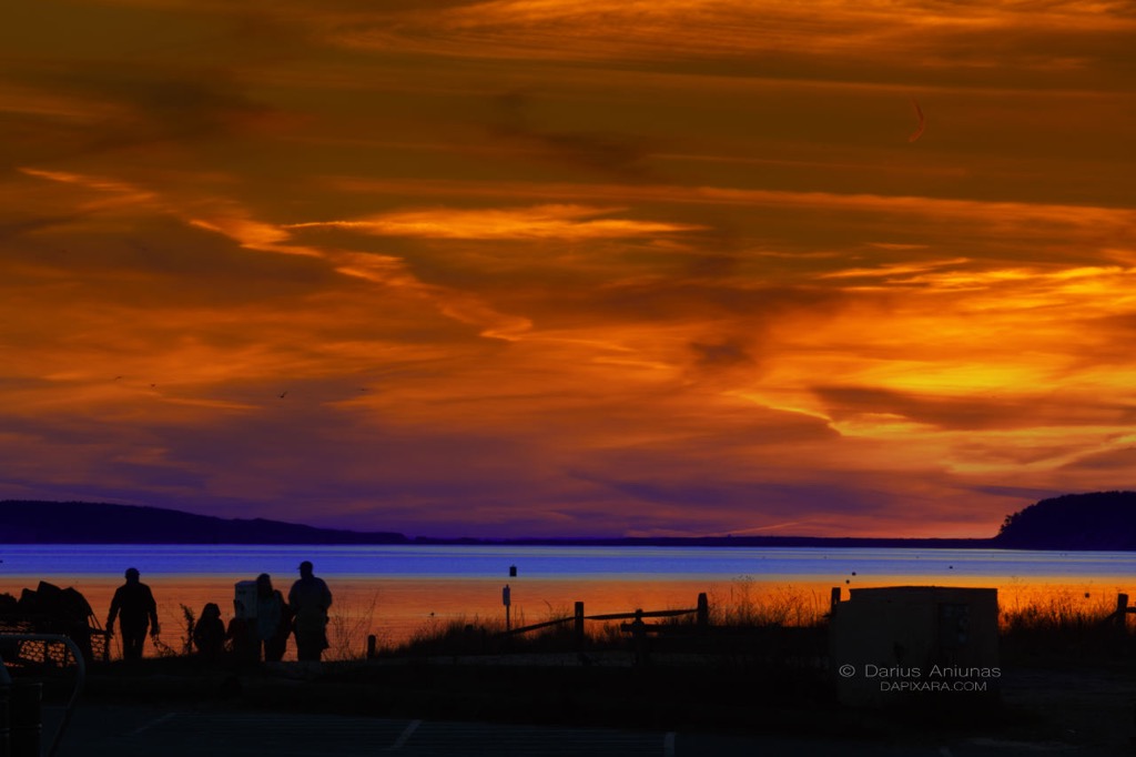 cape cod sunsets mayo beach wellfleet. © Dapixara