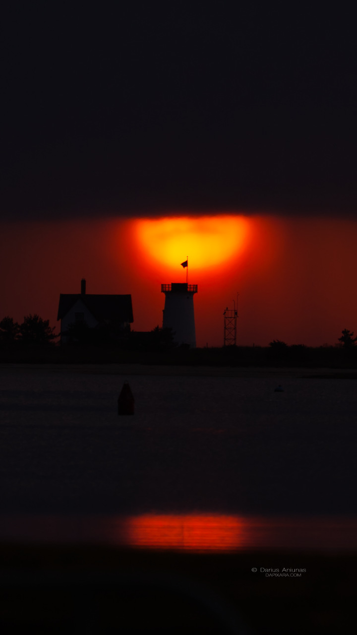 chatham ma sunset storm clouds over stage harbor lighthouse