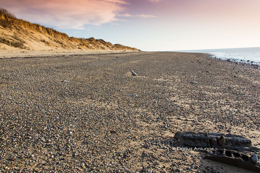 After: Low Tide, Great Island, January 24, 2020. High water levels have taken their toll on Great Island coastline last and this winter, causing erosion that has resulted in property damage.
