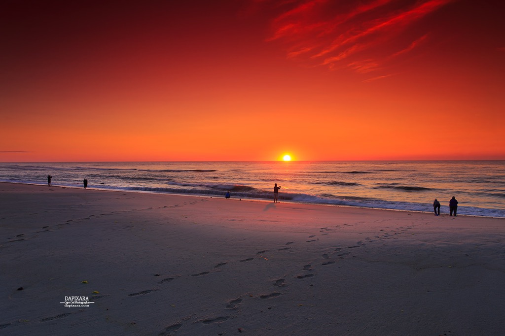 Nauset beach. Today's summer fun sunrise at nauset beach. Orleans Massachusetts. © Dapixara cape cod photos.