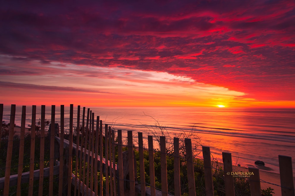Nauset Light beach, Eastham. Surfing the waves.