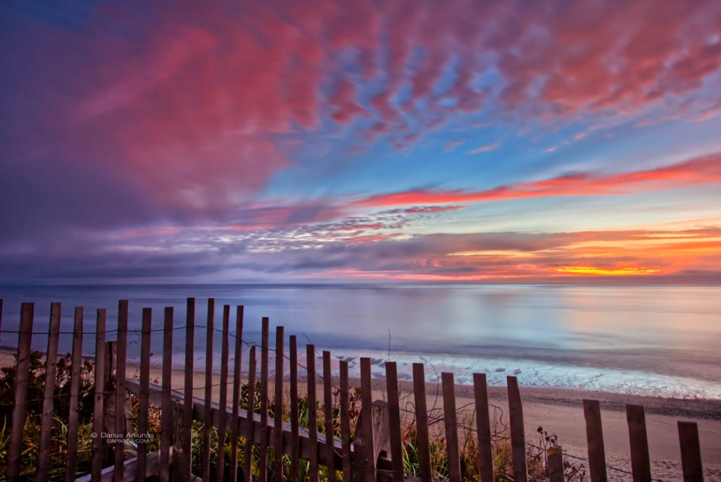 ocean sunrise nauset light beach eastham ma cape cod national seashore