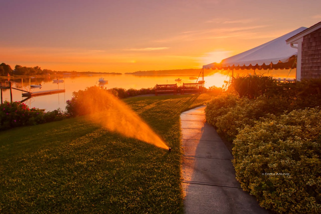Orleans Massachusetts, Yacht club at town Cove.
