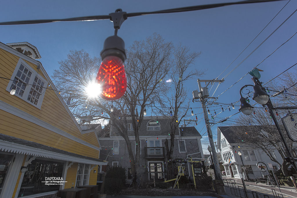 Empty Commercial street. Winter in Provincetown, January 14, 2017. Dapixara photography https://dapixara.com