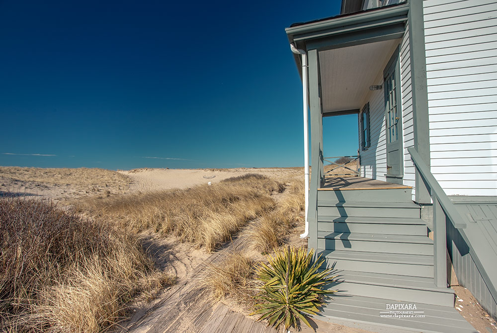 Race Point Lighthouse Provincetown Cape Cod deck. Dapixara photography.