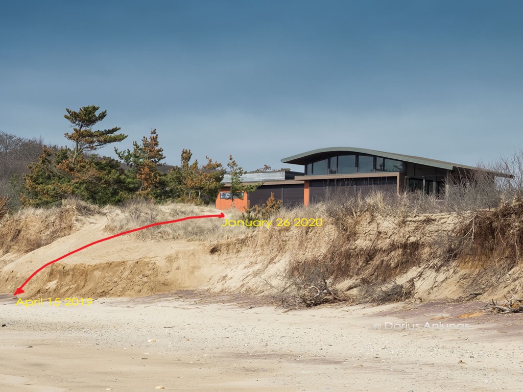 Rising Ocean and Beach Erosion on Great Island
