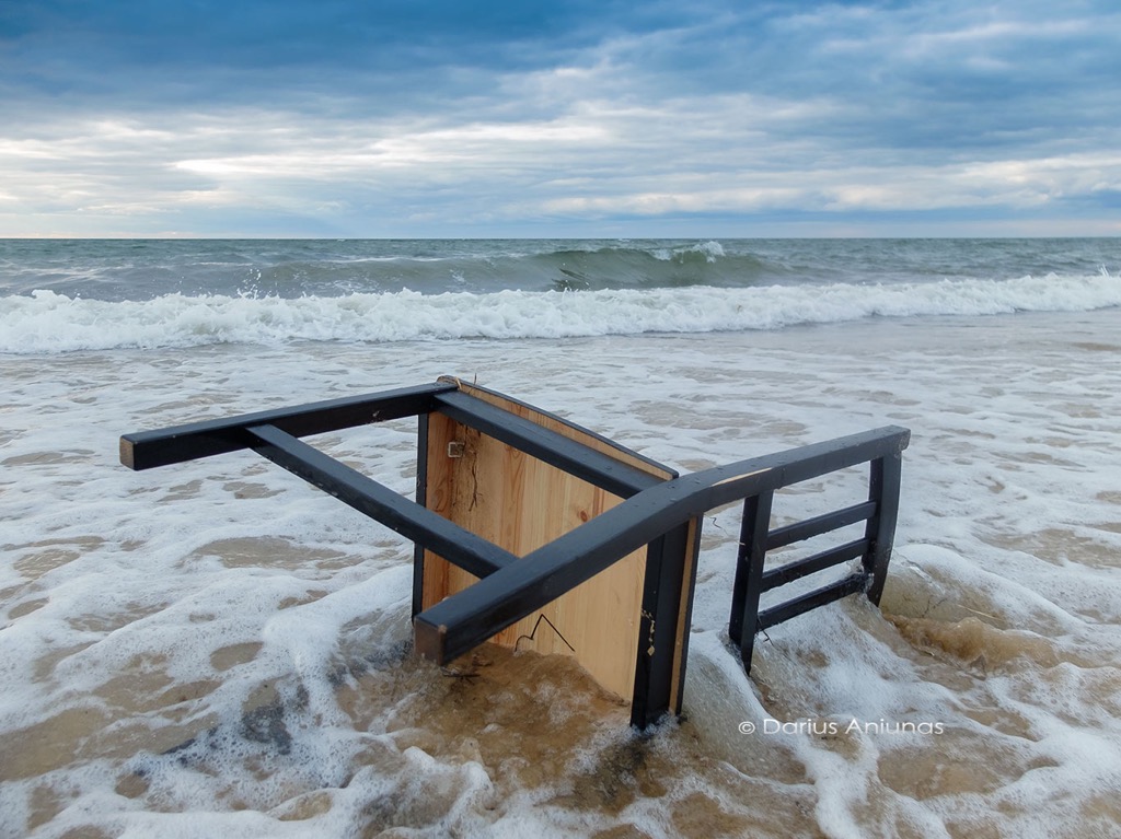 rising ocean global warming climate change. Author: Darius Aniunas.