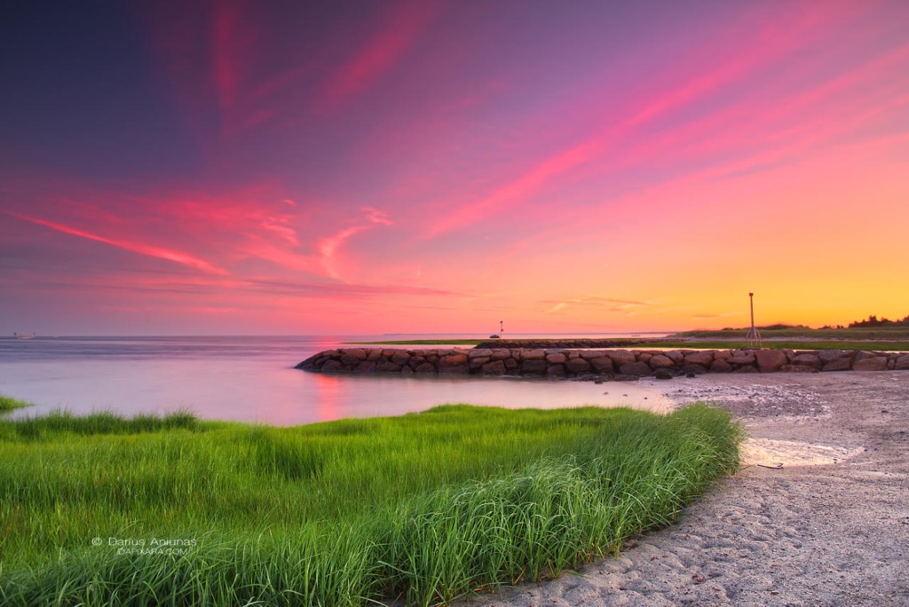 Today's sunrise with heavenly hues at the Rock harbor beach! Sunrise, Rock Harbor beach, Orleans, Cape Cod. Cape Cod news today.