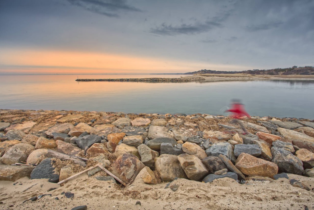 serene sunset fisher beach truro cape cod