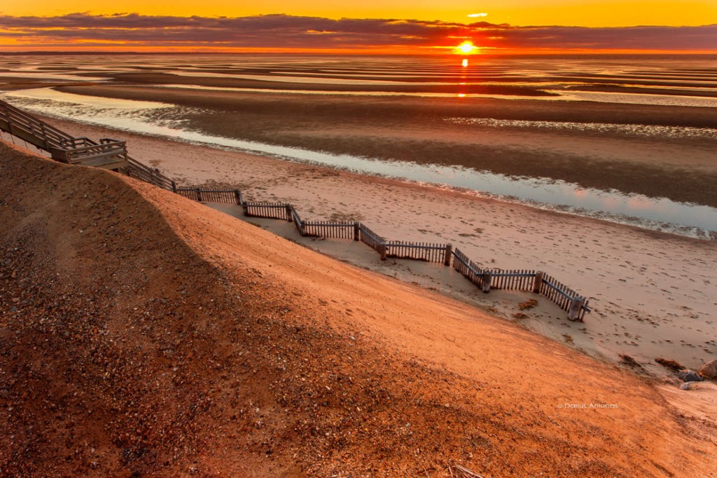 Low Tide on Thumpertown beach, Eastham, Cape Cod.