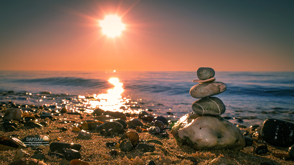 Zen Sunset At The Wellfleet Beach. Nature gives the world the best things for free. Duck harbor sunset in Wellfleet, Massachusetts. Dapixara photography 2016.
