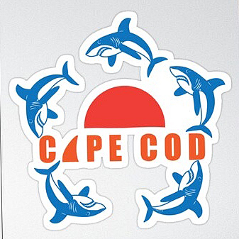 great white shark decal stickers